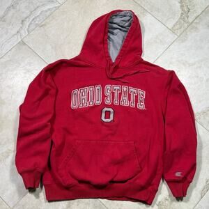 OSU Hoodie Sweatshirt Ohio State Buckeyes Colosseum Embroidery Size Large L